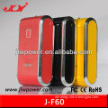 Portable Power Bank for Mobile Phones with 5V/1,000mA Input, Short-circuit Protection